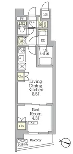 AIFLAT明大前【3階】の間取り