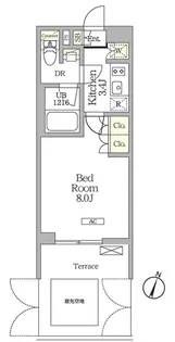 AIFLAT明大前【1階】の間取り