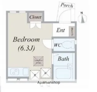 LOCO YOTSUYA【1階】の間取り