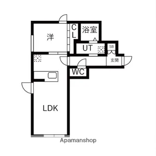 シエル中野坂上【2階】の間取り