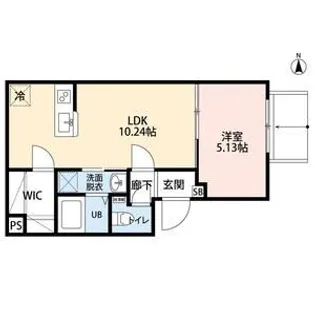 OPーTION YAYOICHO【1階】の間取り