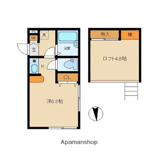 COMODOつづみ【1階】の間取り