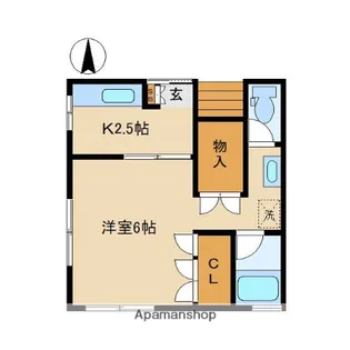 メゾン秋山【2階】の間取り