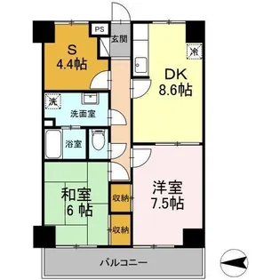 フリーダム光が丘III【7階】の間取り