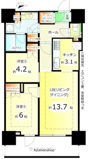 パークシティ中野 ザ タワー エアーズ【4階】の間取り