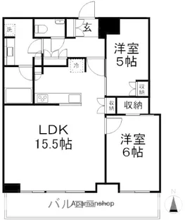 パークシティ中野 ザ タワー エアーズ【21階】の間取り