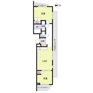 北新宿レーベル【3階】の間取り