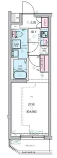 GENOVIA桜上水SKYGARDEN【209号室】の間取り