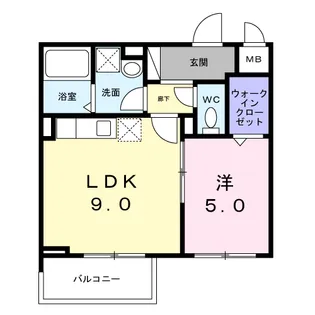 ベラシティ【2階】の間取り