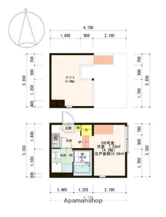 ハーモニーテラス関町北Ⅱ【105号室】の間取り