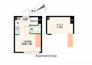 ブルーレースアゲート【1階】の間取り