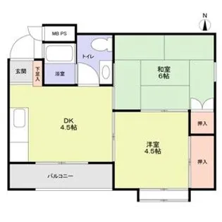 仁平ビル【2階】の間取り