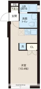 レピュア池袋本町レジデンスEAST【4階】の間取り