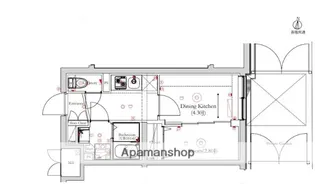 ベルシード方南町【1階】の間取り