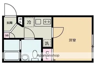 ラヴィーダ東長崎【3階】の間取り