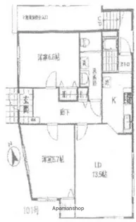 ジェネシスA【1階】の間取り