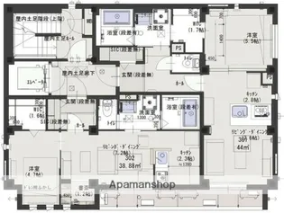 グリーンレジデンス【302号室】の間取り