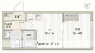 フラシア東武練馬【1階】の間取り