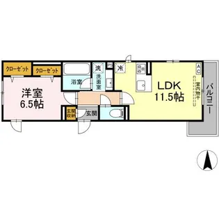 ヴィラ アンムート赤堤【3階】の間取り