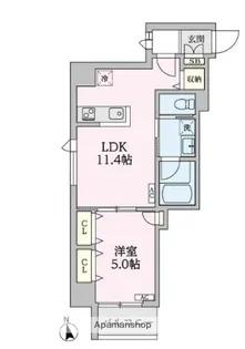 豊玉カームマンションWEST【405号室】の間取り