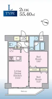 S-RESIDENCE板橋大山clair【1階】の間取り