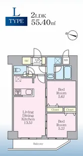 S-RESIDENCE板橋大山clair【2階】の間取り