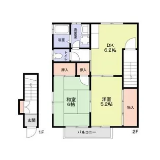 エステート成増【2階】の間取り