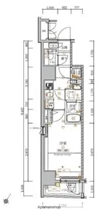 アルテシモリブラ【3階】の間取り