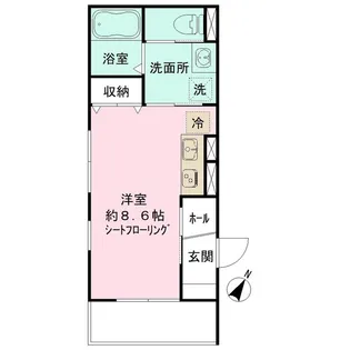 NIDO LARGO【1階】の間取り