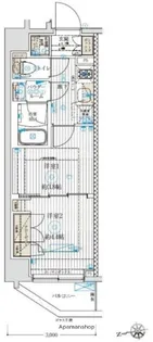 ブライズ中野哲学堂【604号室】の間取り