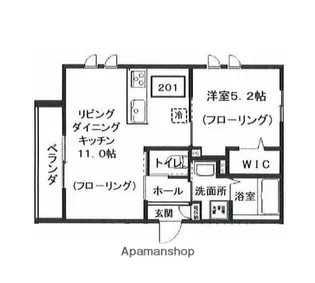 へーベルメゾン代々木上原【2階】の間取り