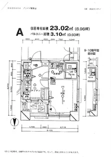ブライズ東新宿【303号室号室】の間取り