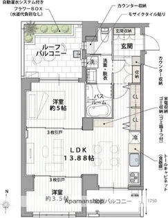 プログレス中野新橋【4階】の間取り