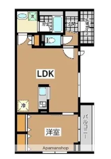 三の坂ハウス【A号室】の間取り