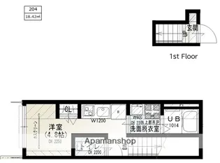 SOLUNA CRACIA OGIKUBOⅣ【2階】の間取り
