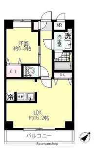 DELCCS練馬春日町【202号室】の間取り