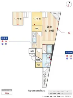 蔵創新中野BOW【4階】の間取り