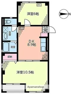ライフ荻窪【4階】の間取り