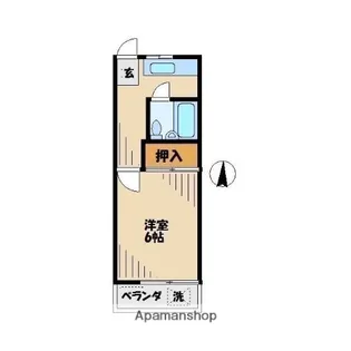 ザ・レジデンス中野【1階】の間取り