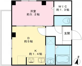 グランドグレース神楽坂【303号室号室】の間取り