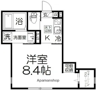 CASA.KELL【2階】の間取り