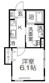 CASA.KELL【1階】の間取り