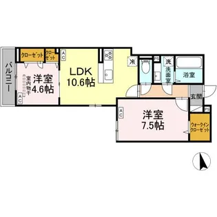 (仮称)徳丸7丁目PJ【2階】の間取り