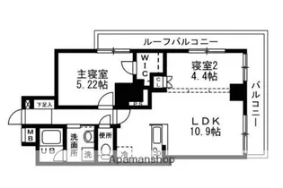カッシア南大塚【11階】の間取り