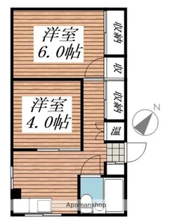 レジデンス中野【2階】の間取り