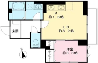 クレア ネスト【202号室号室】の間取り
