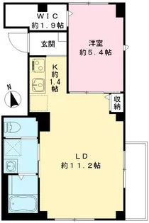 ラルゴ アミーチェ【202号室号室】の間取り
