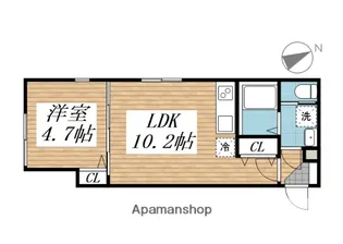 CREAL高田馬場Ⅲ【1階】の間取り