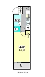 クエスト石神井公園【4階】の間取り