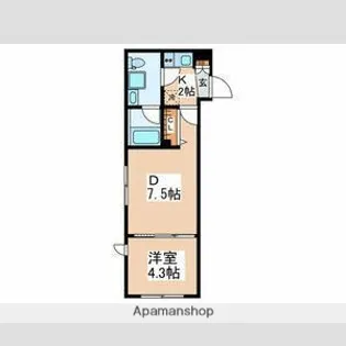 ATTIRANT下落合【1階】の間取り